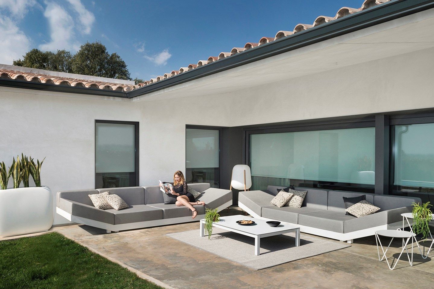 Садовый диван в Sunbrella® calma Alat ARCH-00057225 - Вид №3