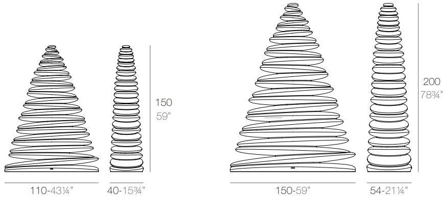 VONDOM Напольный светодиодный торшер из полиэтилена Chrismy sun-id-1438395 - Вид №9