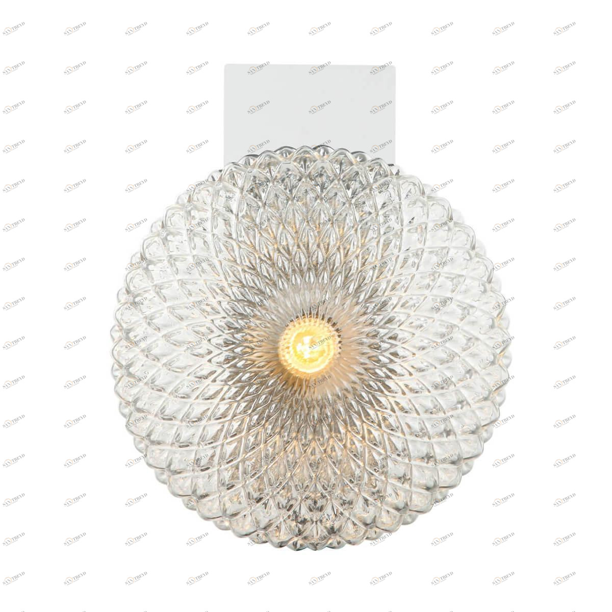 Бра со стеклянным плафоном хром Roxie 2095/09/01W STILFORT ROXIE 00-3930766 Прозрачный;хром 