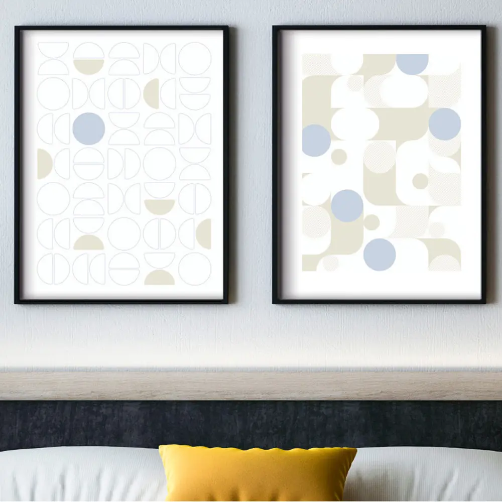 Постер Формы 21x29.7 см 2 шт АРТ ДИЗАЙН STLM-2055506