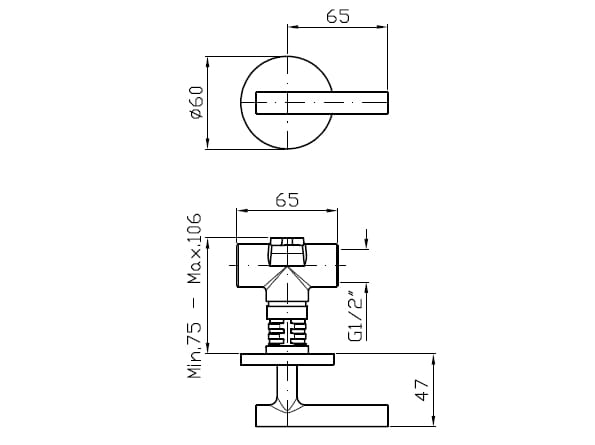 Настенный кран Zucchetti Pan S ARCH-00116201 - Вид №12