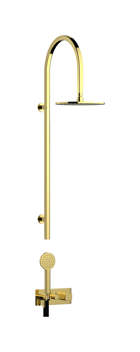 Душевая колонна в комплекте с душевым гарнитуром. WE ARE IB eo800oo_1 Gold Elio