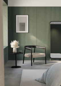 Круглый деревянный журнальный столик