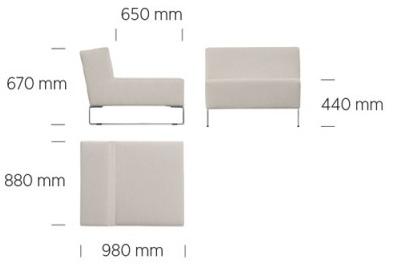 April Furniture Садовое кресло на санках из ткани Jam sun-id-1480592 - Вид №5