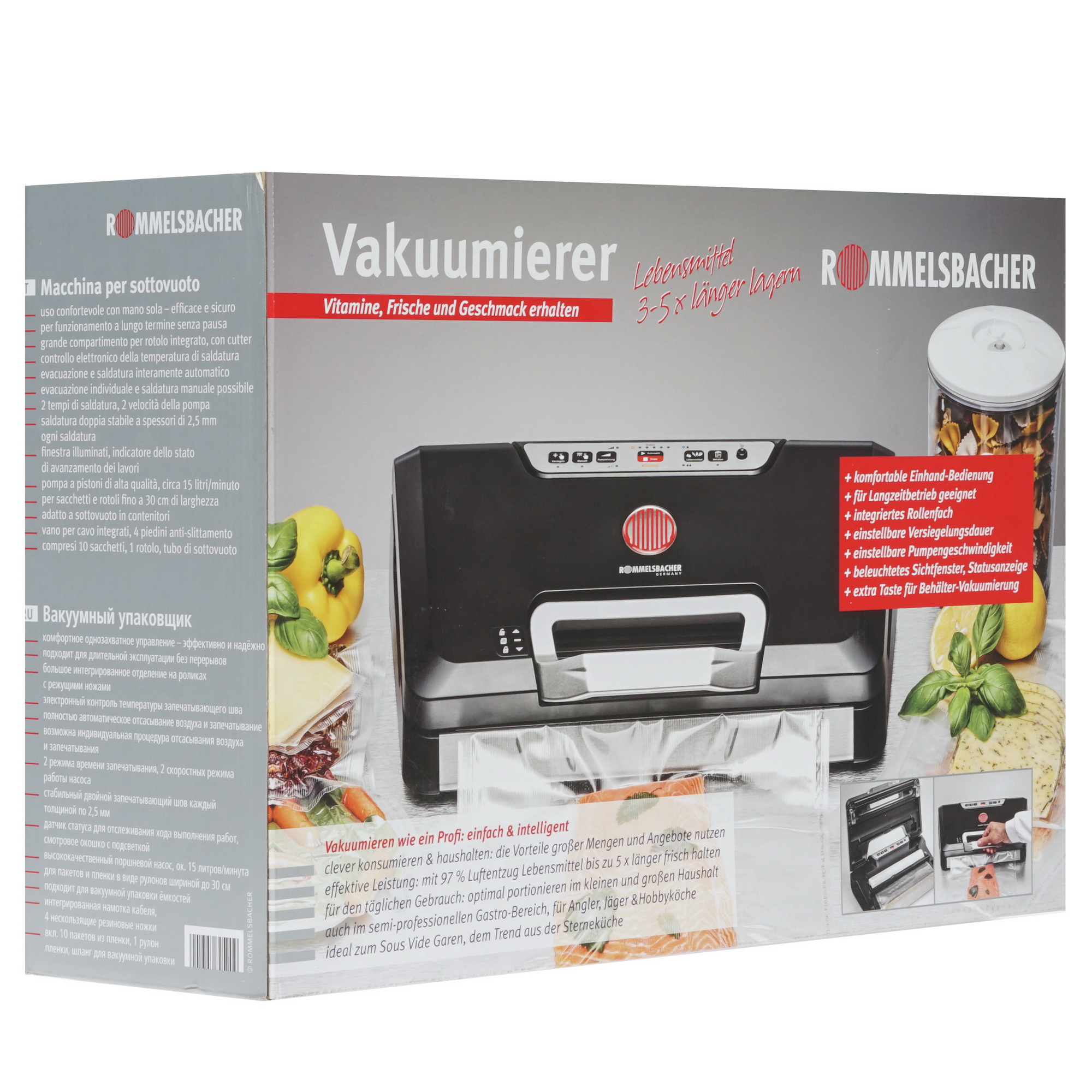 8137059 Вакуумный упаковщик Rommelsbacher VAC 485 STDN-0087037 - Вид №7