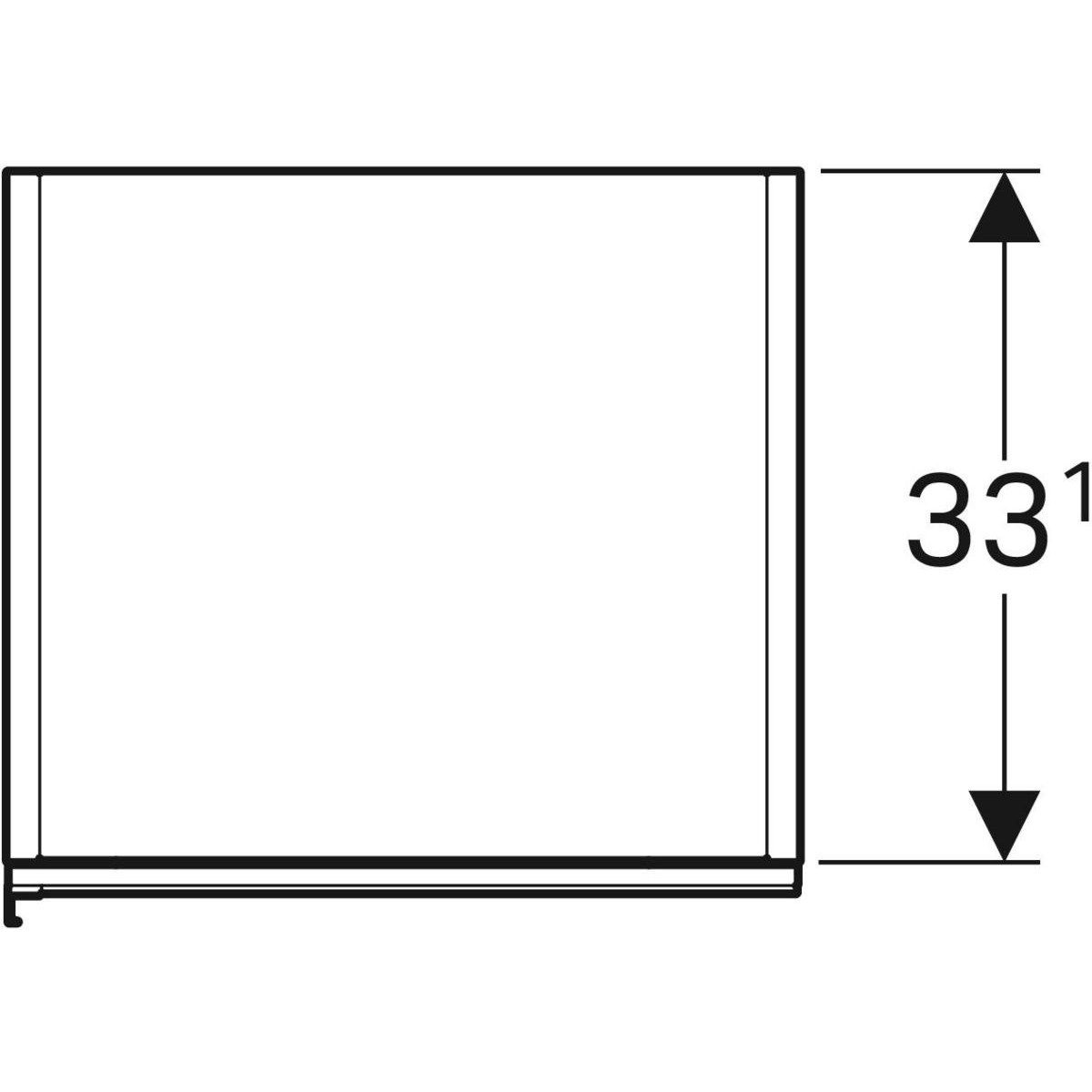 Подвесная колонна для ванной Geberit Акант ARCH-00120900 - Вид №9