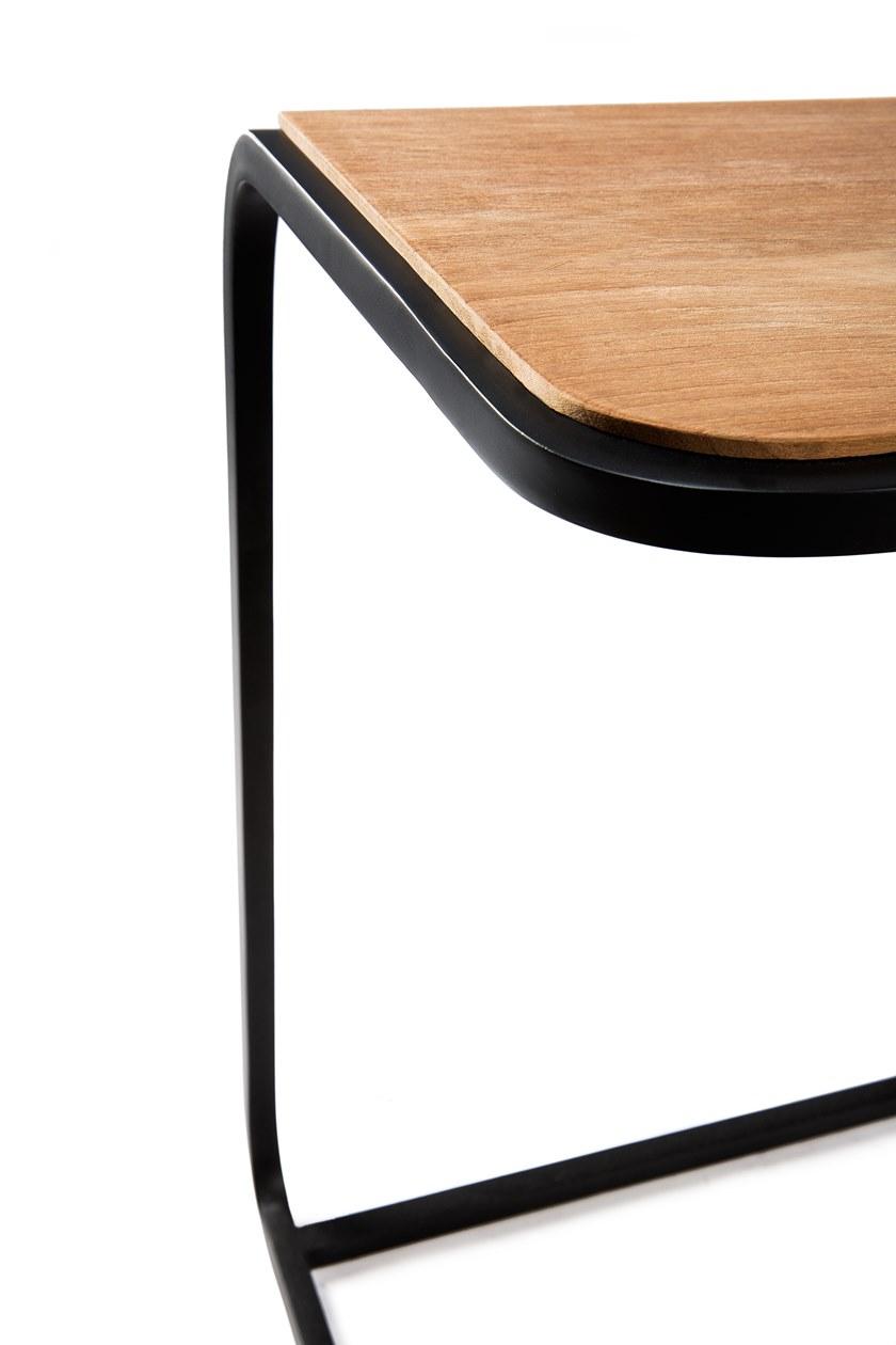 Ethnicraft Прямоугольный сервисный столик из тика N701 sun-id-1344515 - Вид №3