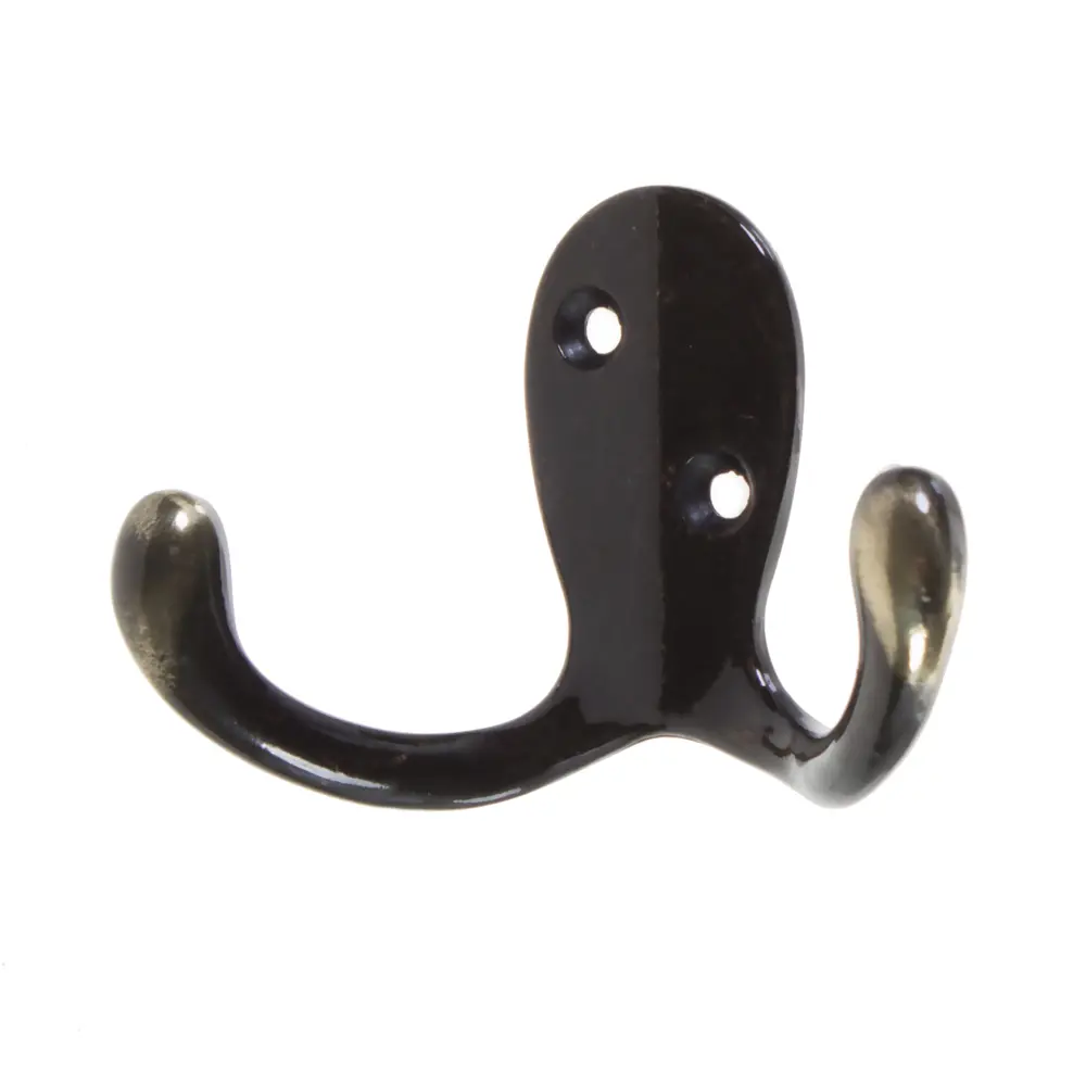 Крючок двойной Модерн LK0202AB, металл, цвет античная латунь LAMPLANDIA STLM-2073012