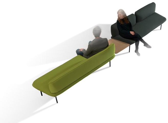 Capdell Скамья из ткани со спинкой Insula sun-id-1419371 - Вид №4