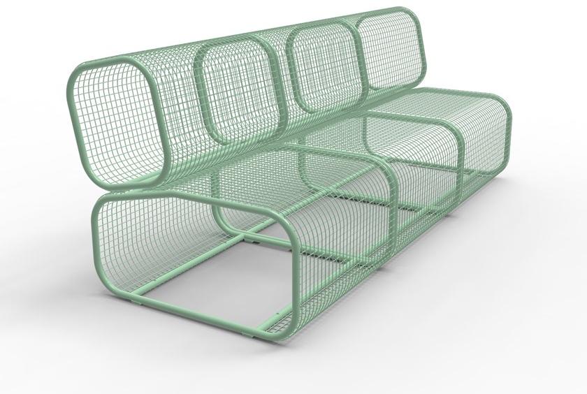 Nola Industrier Модульное модульное кресло из алюминия  U12-60  - Вид №2