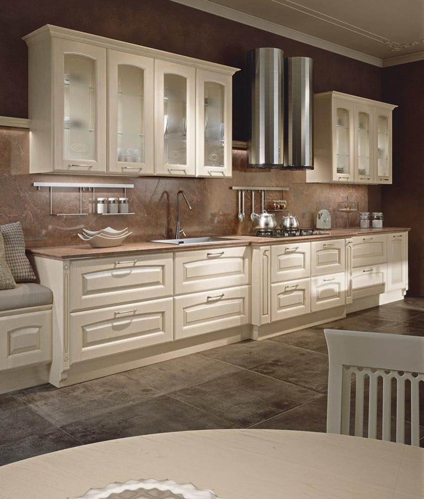 Cucine Lube Маринованная кухня с островом Veronica sun-id-1440639 - Вид №1