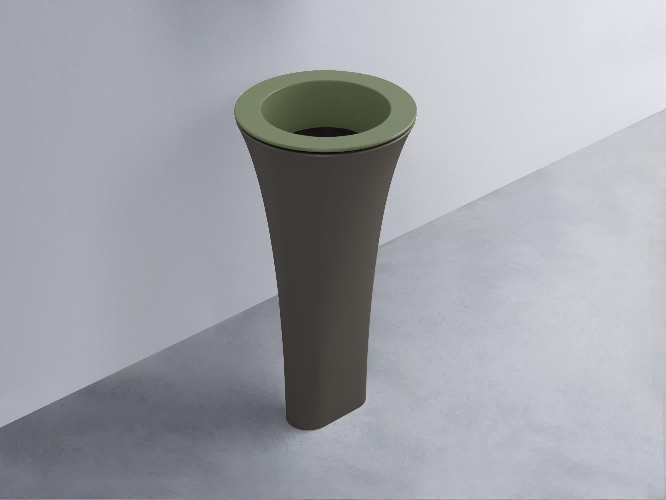 AMLA45-AG+AMPILT-LV+AMCOLT-FN Раковина Amedeo Tondo отдельностоящая cielo Enjoy + Amedeo Ceramica Cielo