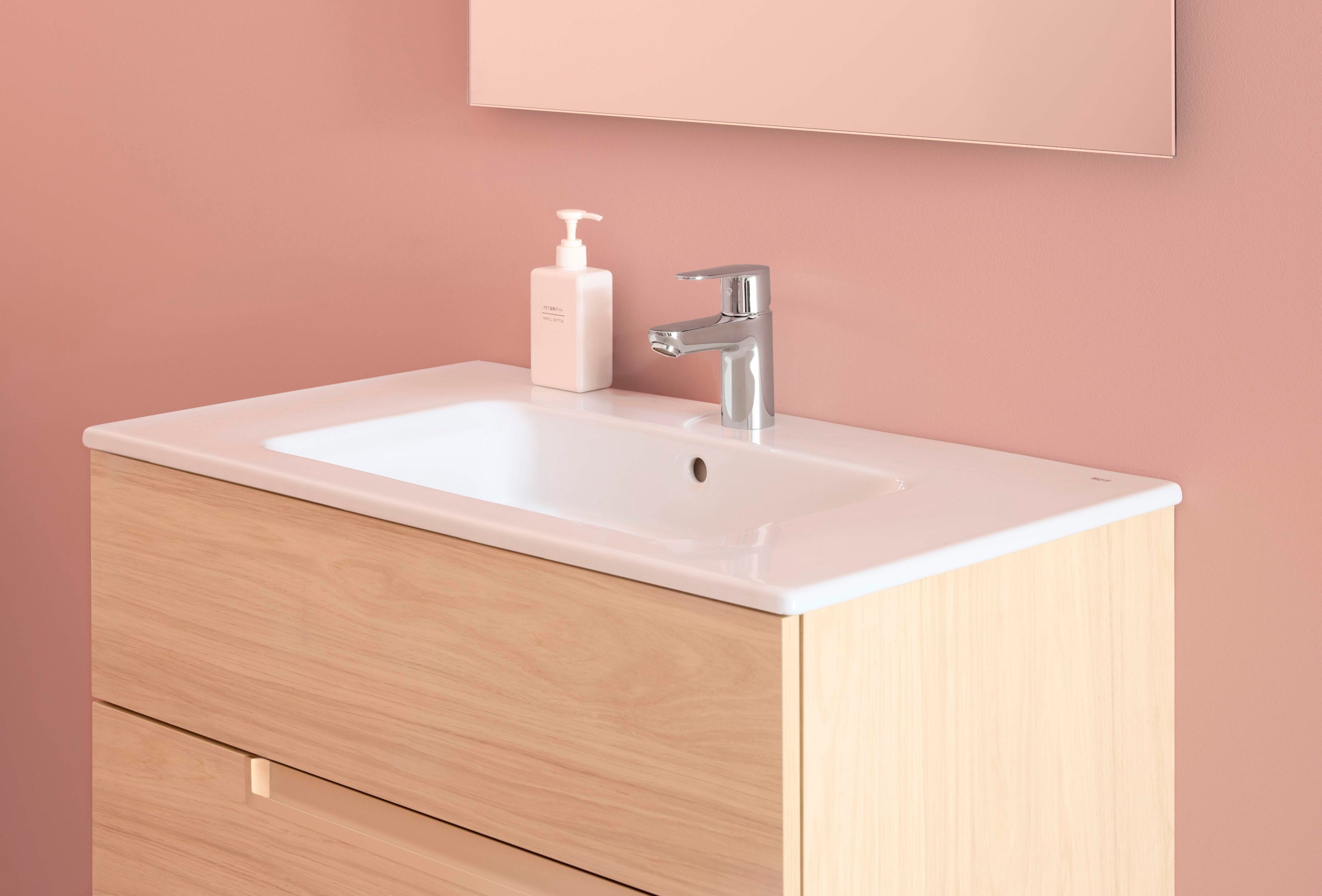 Смеситель для раковины из латуни с автоматическим сливом Roca Victoria Plus ARCH-00075960 - Вид №2