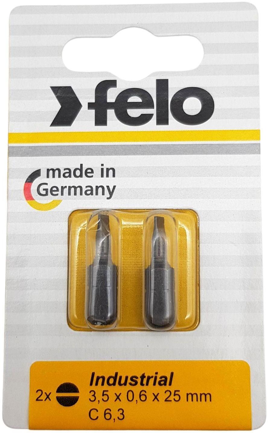90485446 Бита прямая Industrial 02031036 SL3.5x25 мм, 2 шт. STLM-0246693 FELO