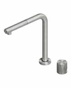 Inox. 443,15. Смеситель для кухни под ветром Quadrodesign