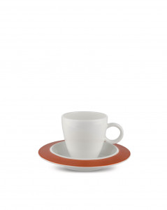Набор из 2 кофейных чашек Alessi Bavero с блюдцами