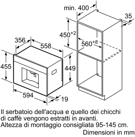 Siemens Встроенная автоматическая кофемашина Iq700 Ct836leb6  - Вид №4
