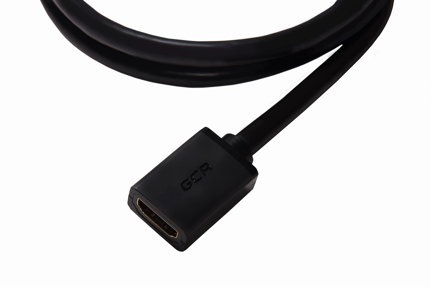 GCR-HMFR6-BB3S-5m удлинитель 5.0m v1.4 hdmi-hdmi черный, od7.3mm, 28/28 awg, позолоченные контакты, ethernet 10.2 гбит/с, 19m / 19f, тройной экран Greenconnect Santreyd  - Вид №3