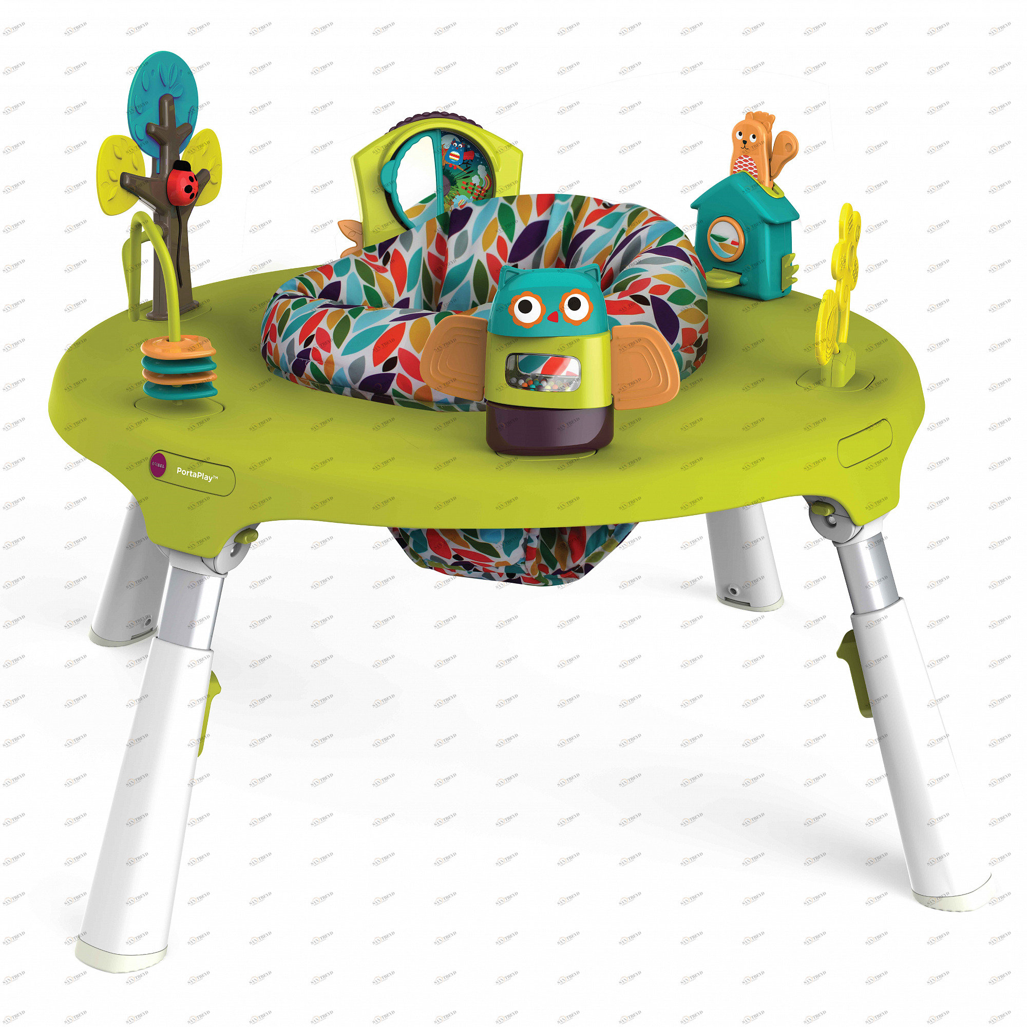 Игровой развивающий центр "Лесные друзья" зеленый ORIBEL  322606 Зеленый Santreyd 