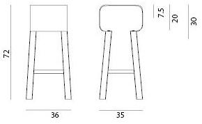 GARDA DESIGN Табурет из перфорированного листового металла sun-id-1354509 - Вид №3