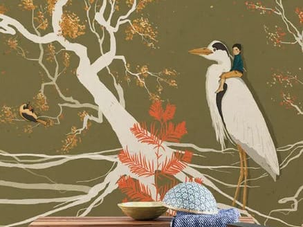 Натуральный ПВХ обои бесплатно, ЭКО, моющиеся WallPepper Online SELECTION ARCH-00136828