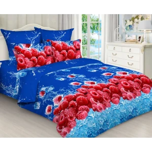 90480755 Комплект постельного белья Mercury Home Малинка 21015, евро, бязь, разноцветный STLM-1028364