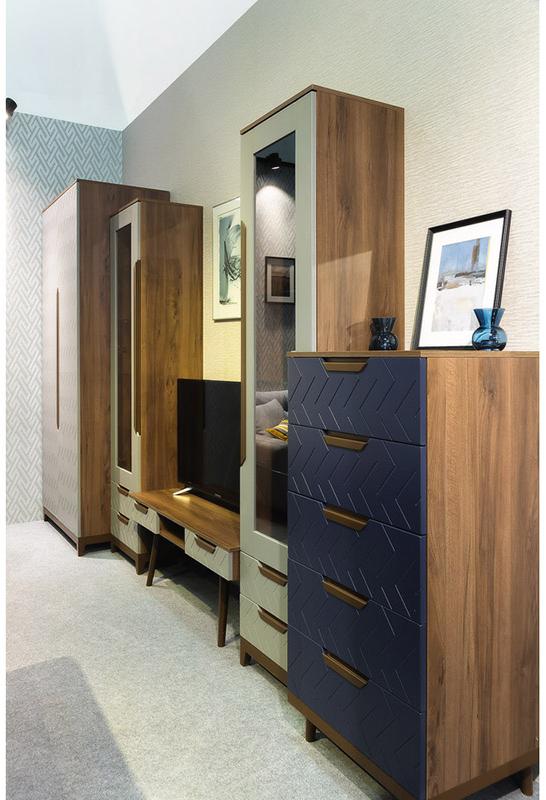 1428 Комод с 5 ящиками Сканди Сапфир R-HOME 4009266h_Сапфир - Вид №6