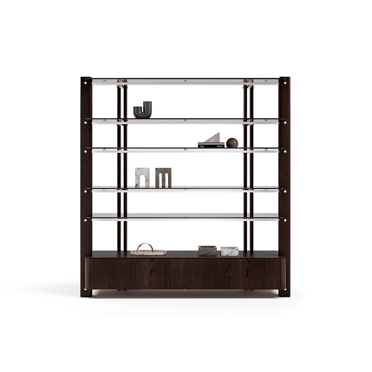 Деревянный двухсторонний книжный шкаф Capital Collection Diesis ARCH-00066794 - Вид №25