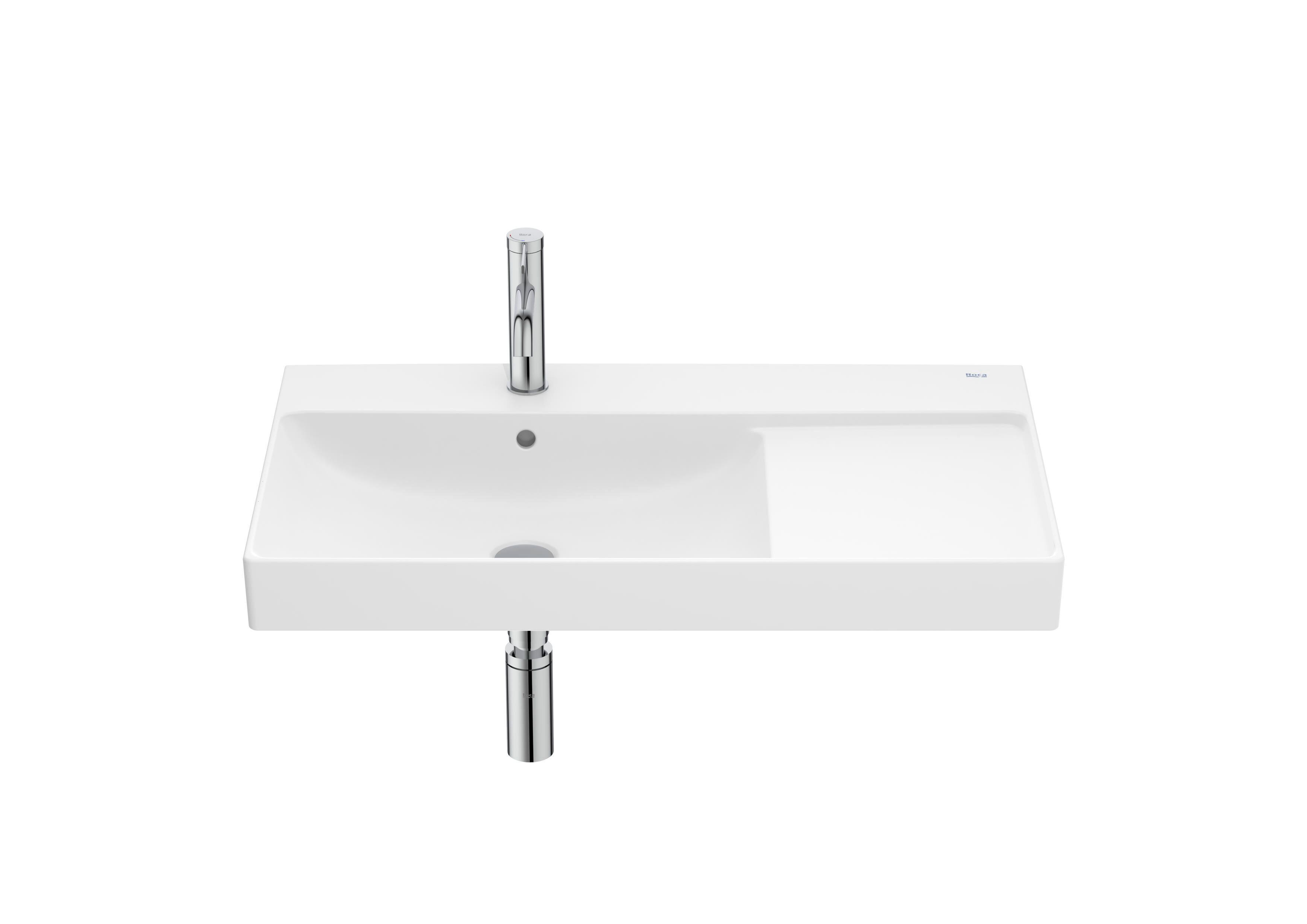 Керамическая подвесная раковина с одной столешницей Roca Ona ARCH-00028455 - Вид №14