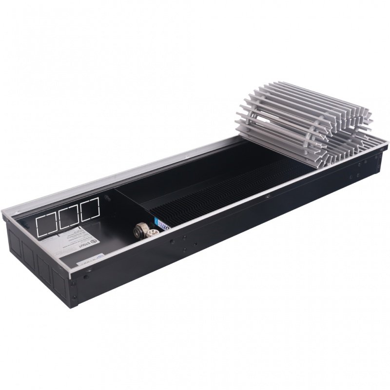 Конвектор внутрипольный STOUT SCN 80.190.1800 (Решётка роликовая, анодированный алюминий) SCN11000819180 - Вид №3