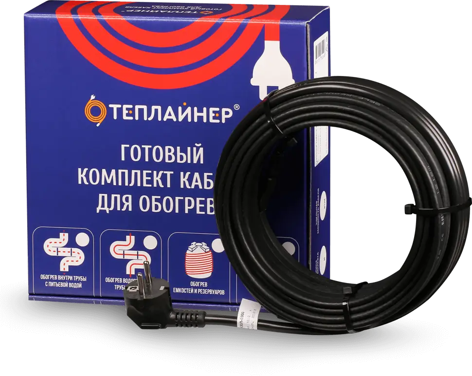 93750148 Греющий кабель Теплайнер Roof КСК-30 90 Вт 3 м STLM-0565080