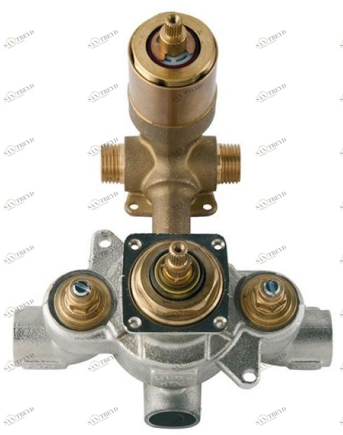 Термостатический смеситель для душа металлический Shower system 016190.2ar.99 Santreyd