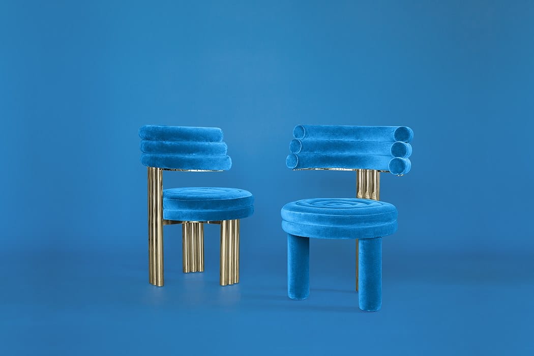 Мягкий стул для ресторана Essential Home Hollywood Glamour ARCH-00143605 - Вид №1