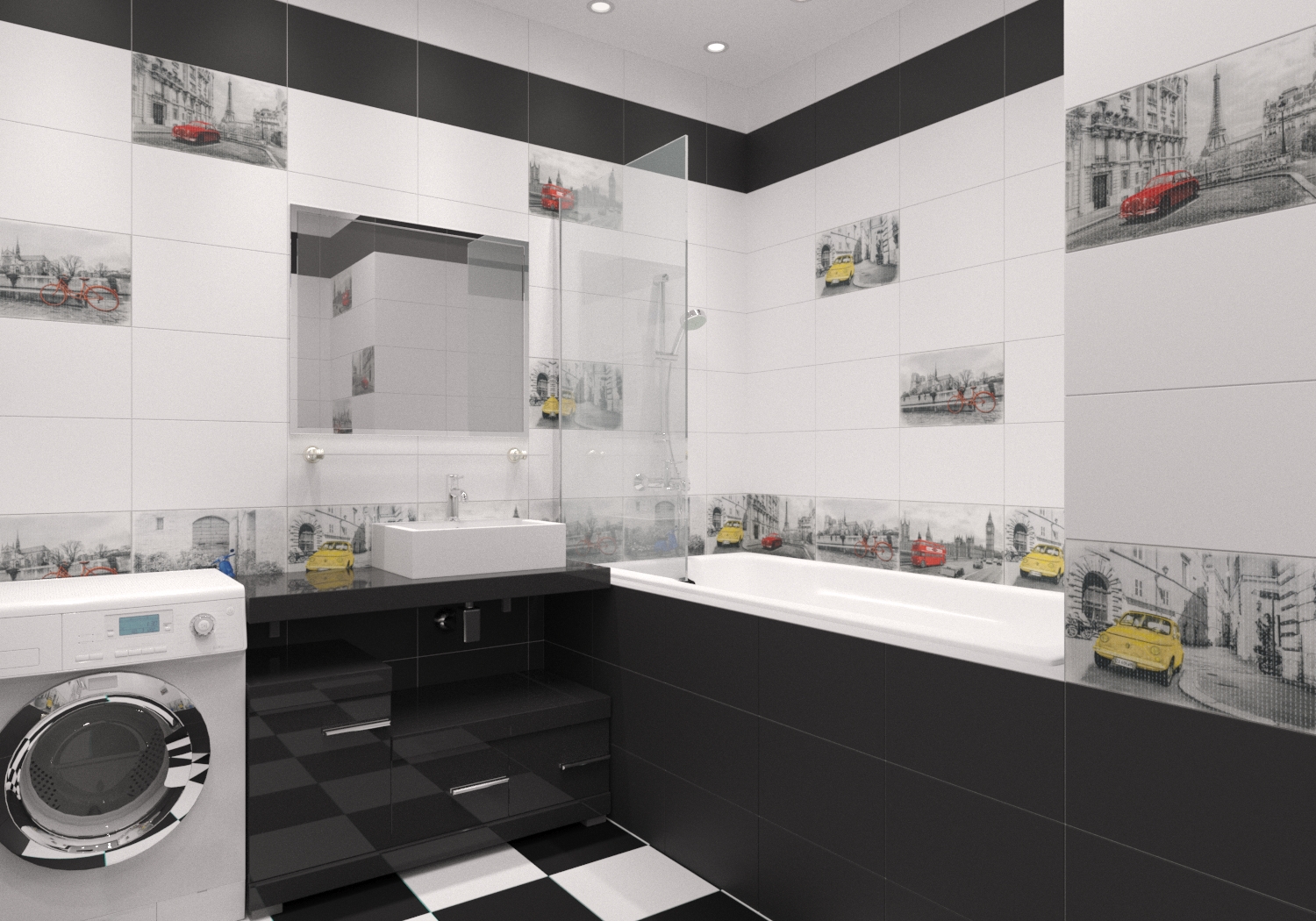 Керамическая плитка СИРИУС 341241 25х40 см PiezaROSA  - Вид №1