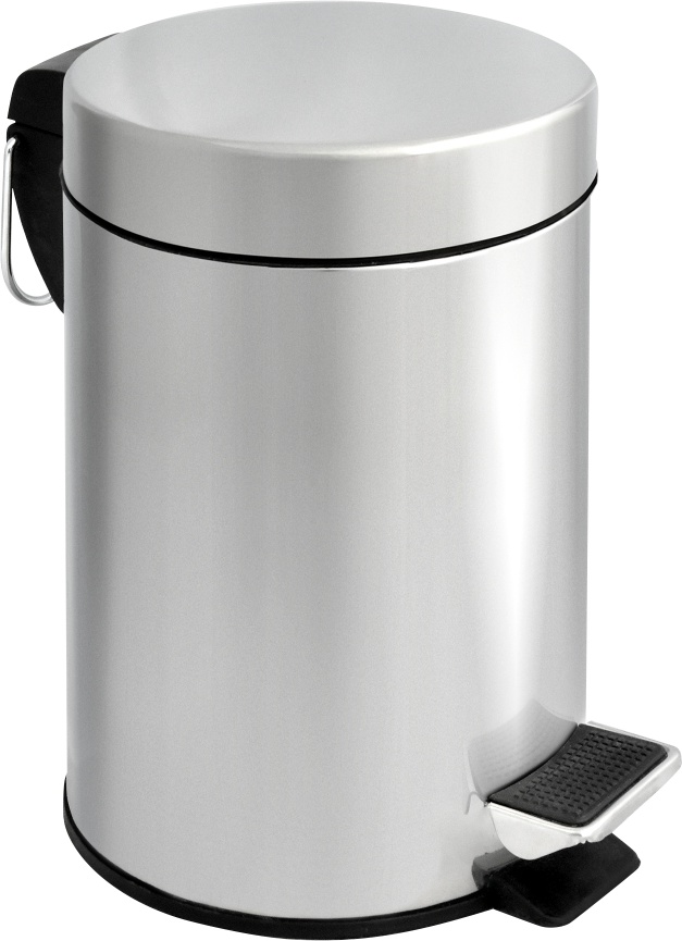 2565.066 Урна с механизмом поднятия крышки 11303 нержав сталь 3л Solinne Puff 