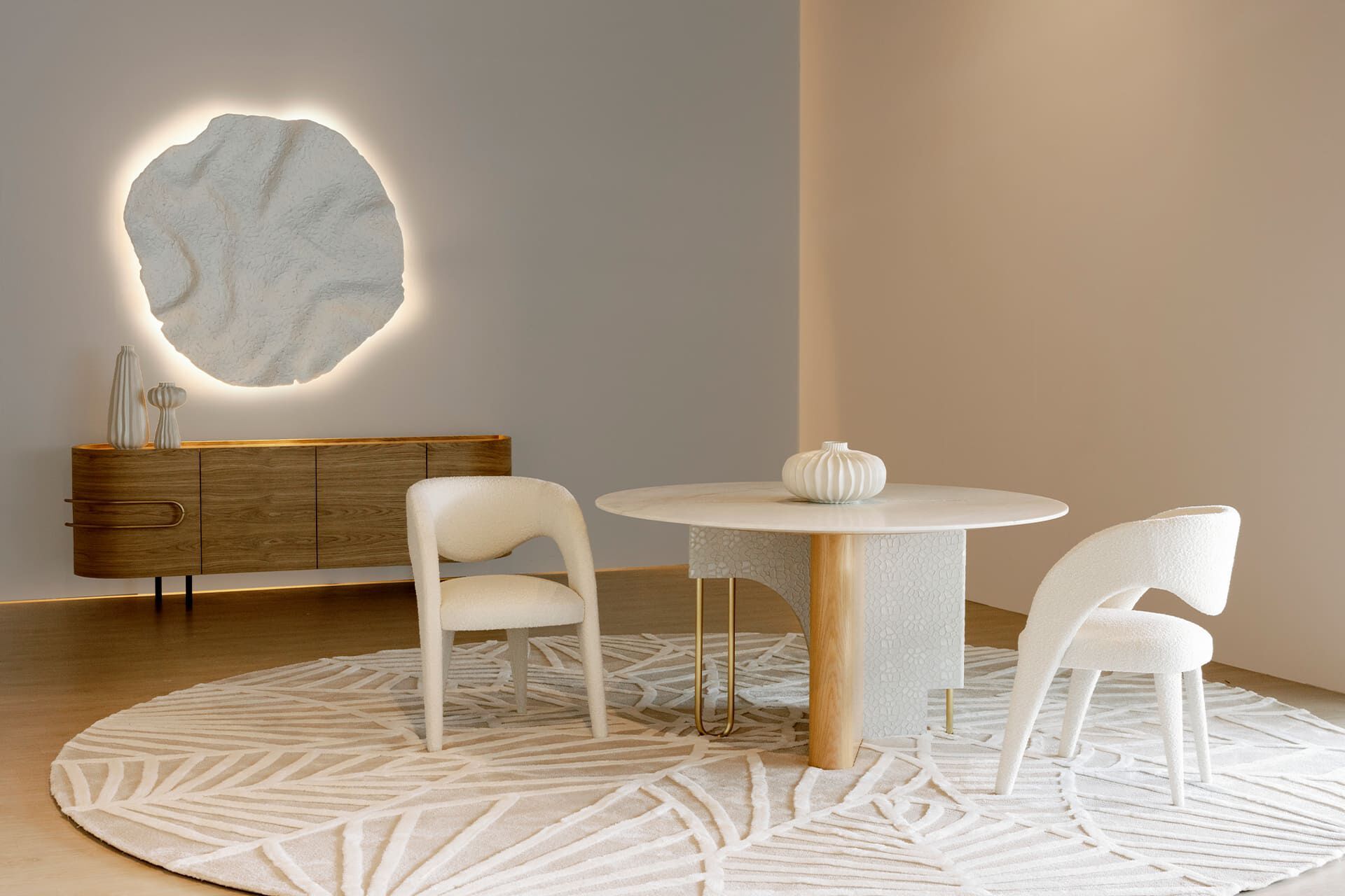 Мягкий тканевый стул с подлокотниками Greenapple Laurence ARCH-00130414 - Вид №8