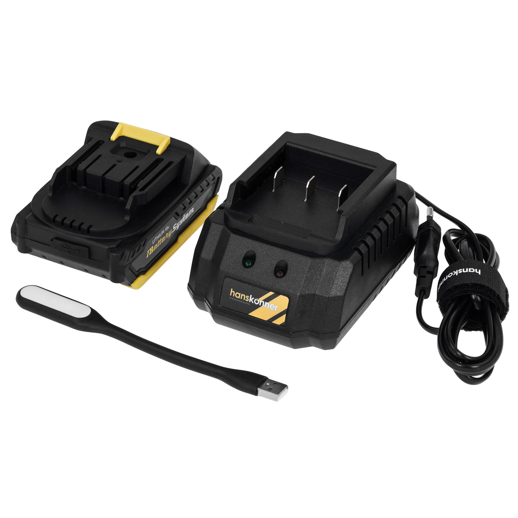 Дрель-шуруповерт Hanskonner HCD1865C 1BatterySystem 18V 9127187 STDN-0062185 - Вид №6