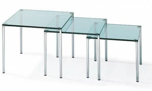 Ronald Schmitt Штабелируемый прямоугольный стеклянный журнальный столик