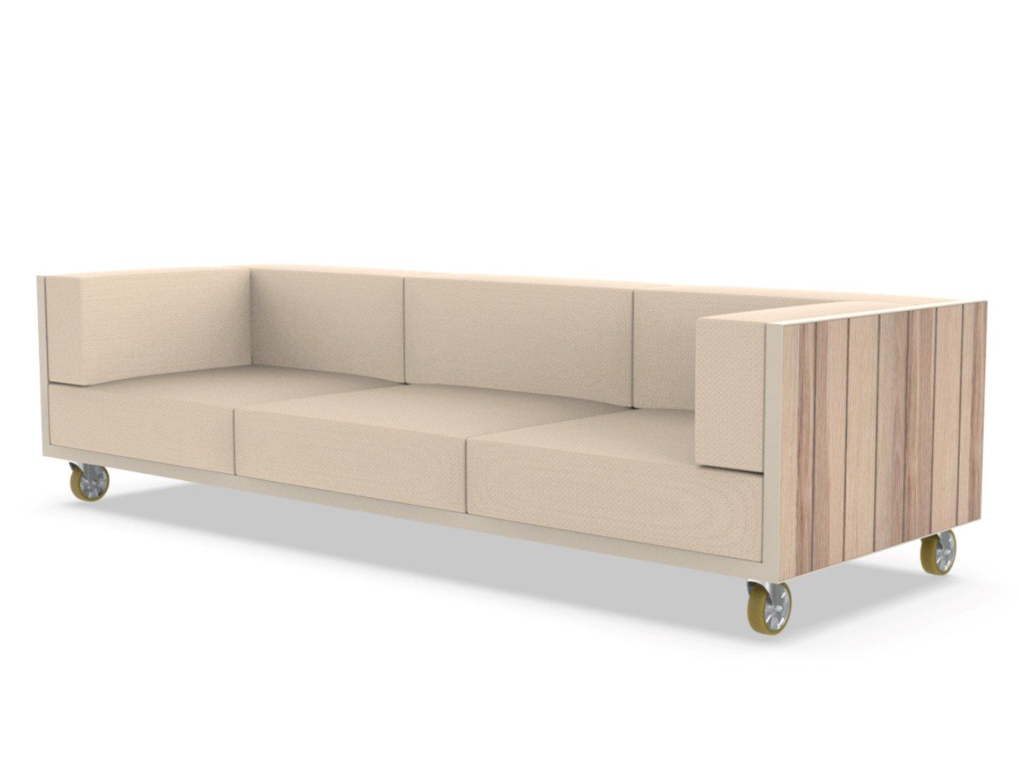 Алюминиевый и деревянный садовый диван Vondom виноградник ARCH-00118339 - Вид №5