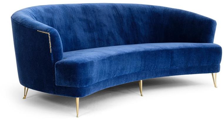 Mytto 3-х местный бархатный диван Larforma sun-id-1443122 - Вид №1