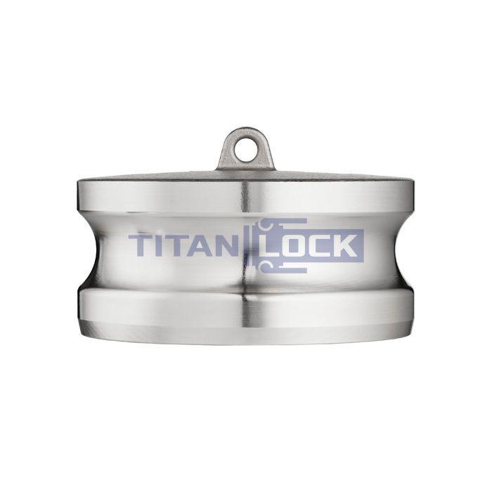 Камлок нержавеющий тип DР, заглушка для розетки 5", AISI304, TL500DPSS TITAN LOCK 