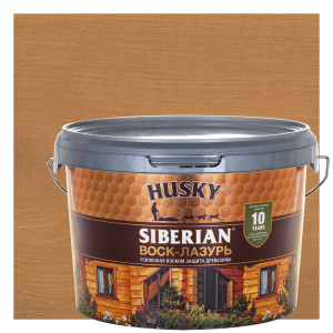 86765110 Воск-лазурь Siberian полуматовый кедр 2.5 STLM-0071500 HUSKY