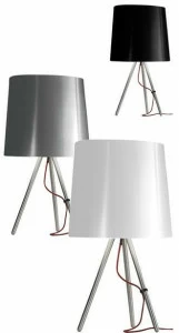 Martinelli Luce Настольная лампа из алюминия с тканевым абажуром Eva 798