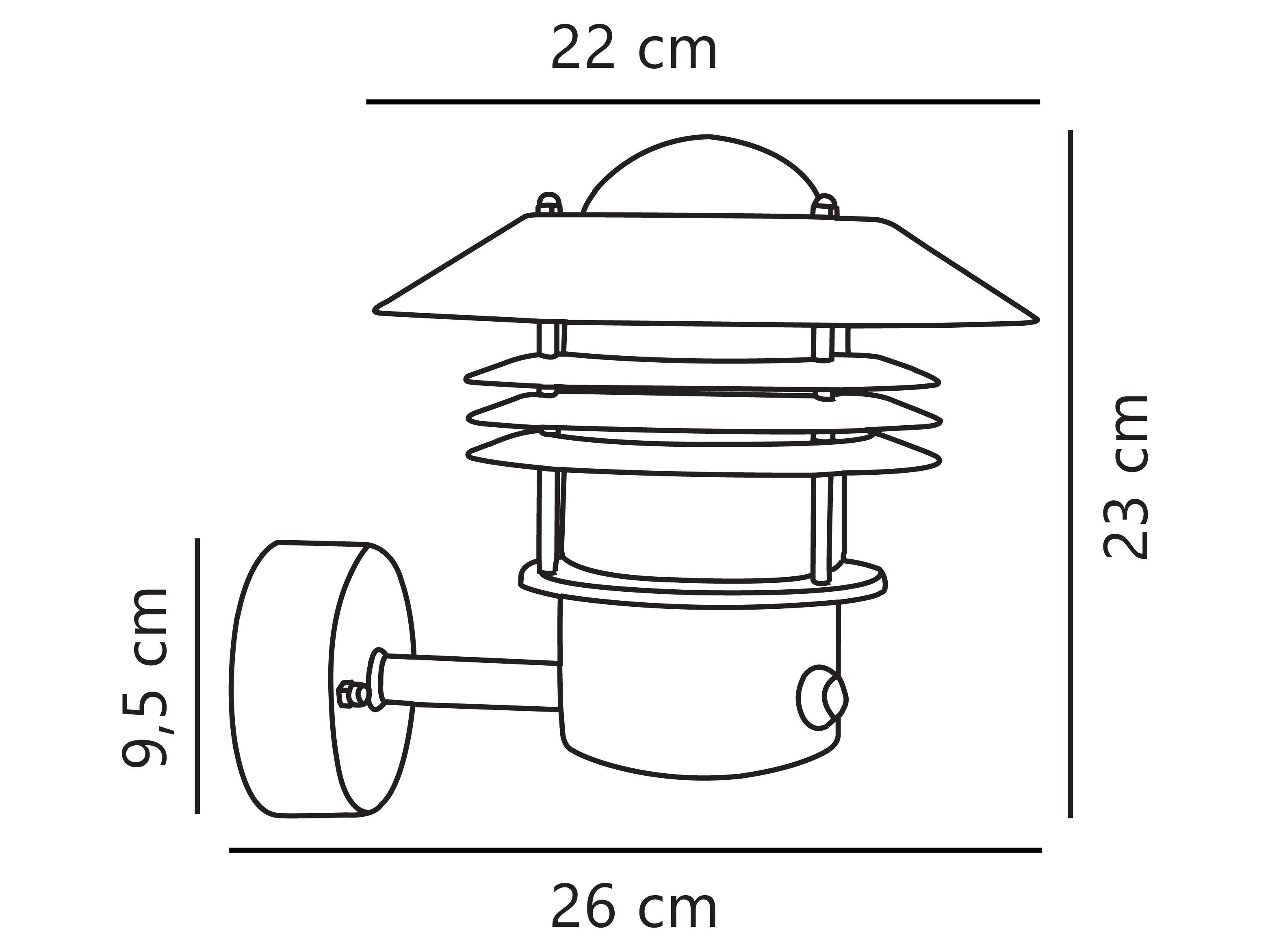 Открытый металлический настенный светильник с датчиком движения Nordlux Vejers ARCH-00032782 - Вид №4