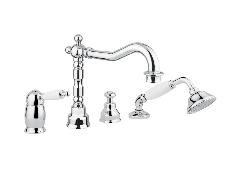 Хромированный латунный кран с 4 отверстиями Bugnatese Оксфорд ARCH-00087939