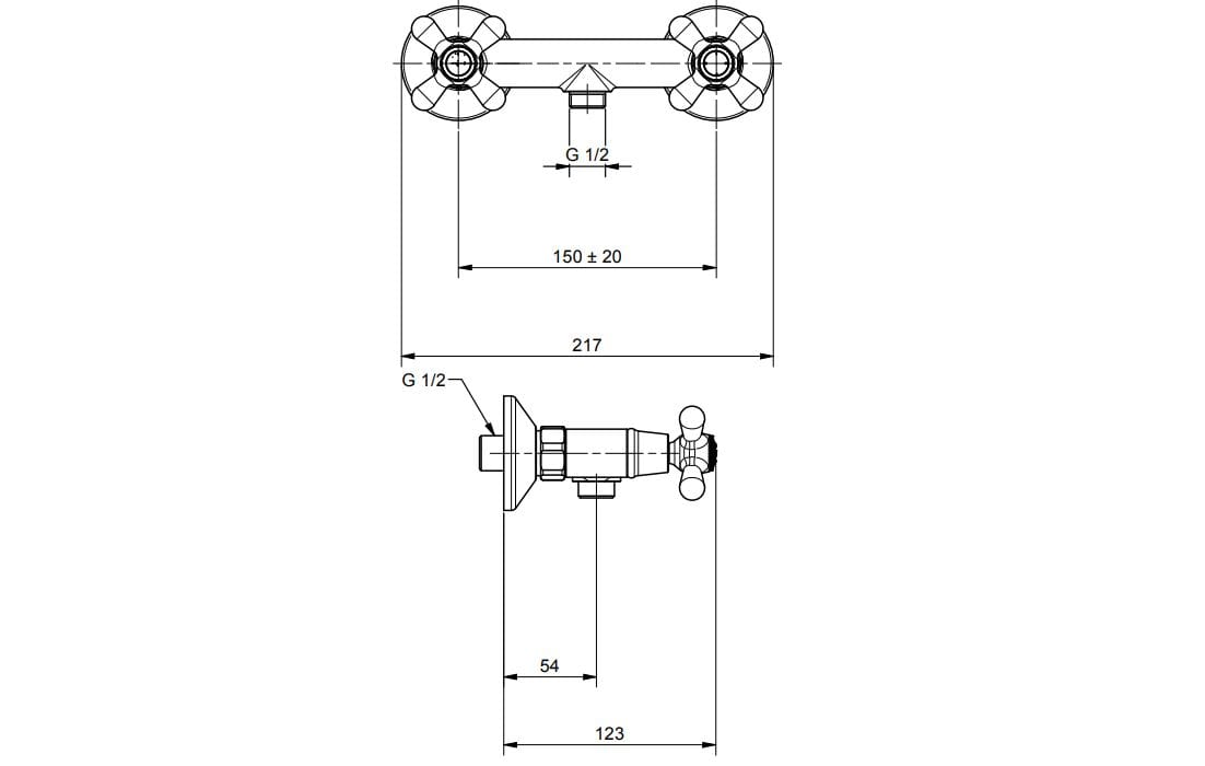 Открытый смеситель для душа Gaia Mobili Complements ARCH-00145159 - Вид №2