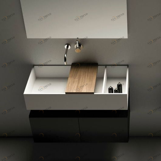 47029 Накладная раковина на столешницу  овальная MOMA Design 