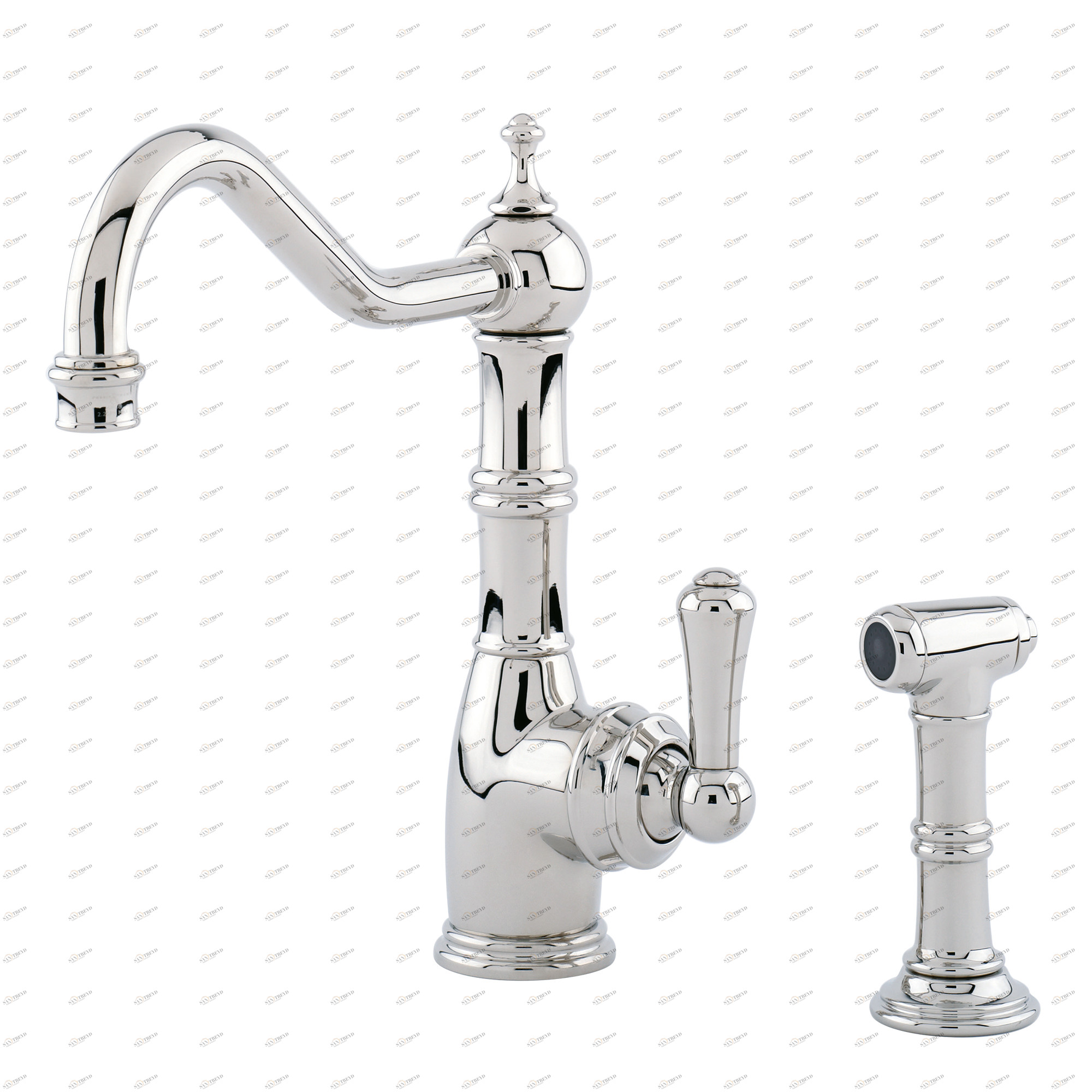 Traditional bathrooms P&R AQUITAINE Смеситель для кухни английский Pr4746.nk 