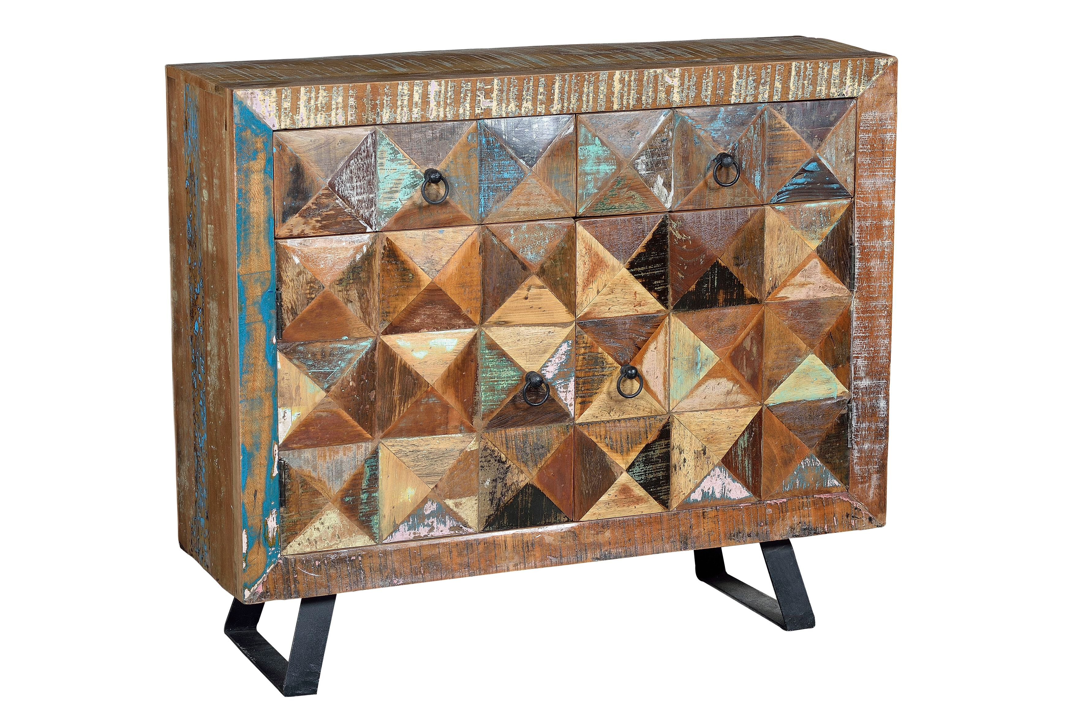 Деревянный шкаф с распашными дверями Giner y Colomer Diamante Reciclado ARCH-00072611 - Вид №1