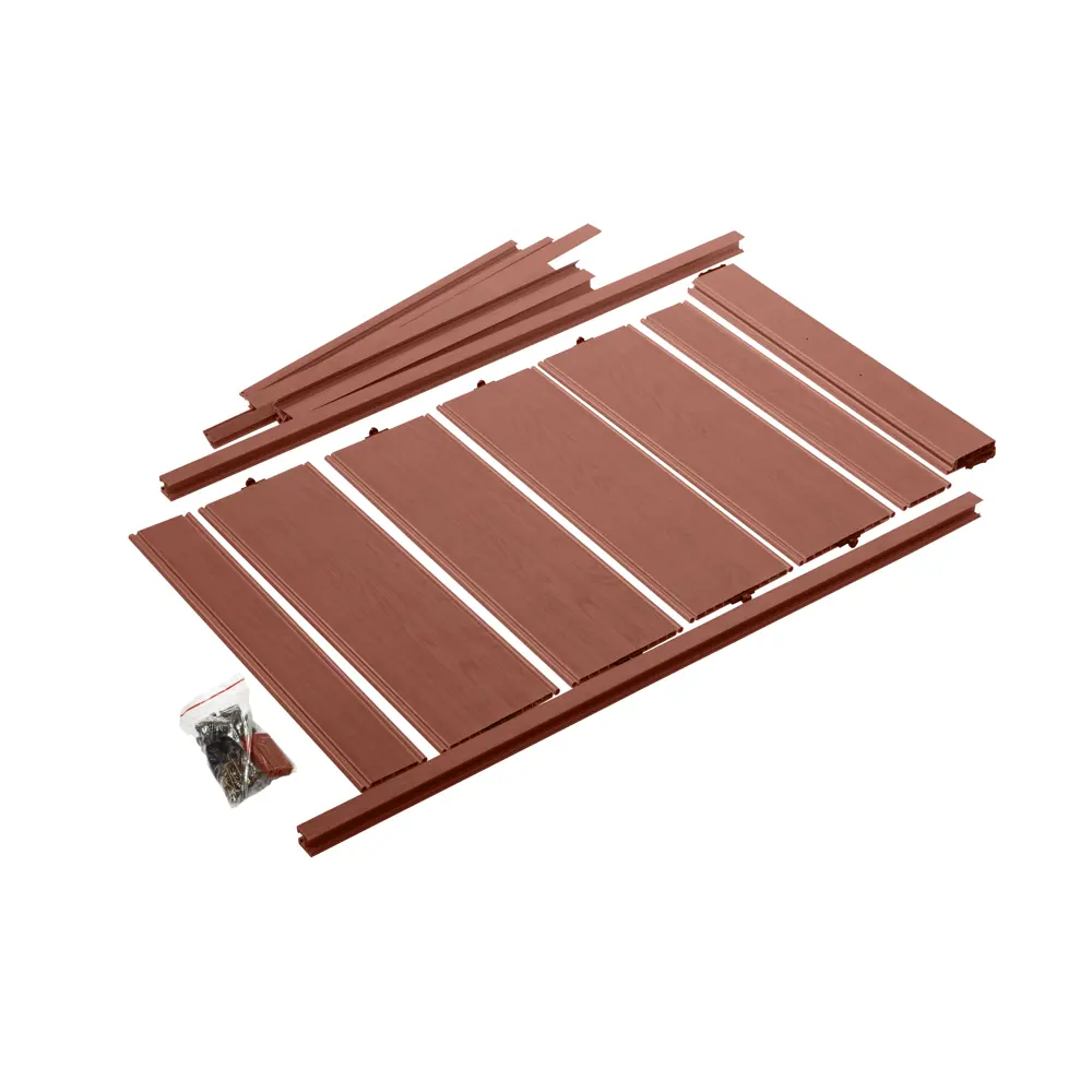 Дверь ПВХ антресольная 50x82 см цвет вишня РЕМСТРОЙПЛАСТ STLM-2199508 - Вид №1